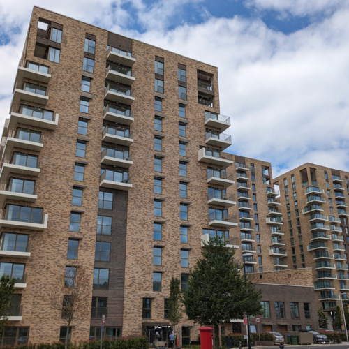 Kidbrooke Phase 5 steel balcony connectors