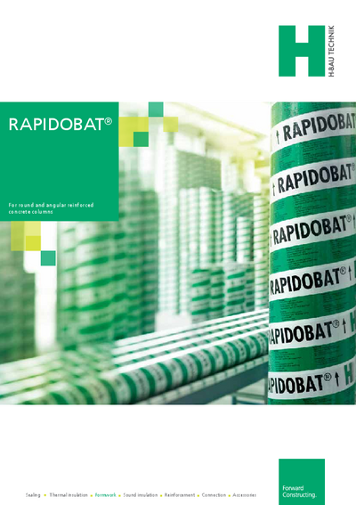 Details / Applications - H-BAU RAPIDOBAT® Concrete Column Formwork